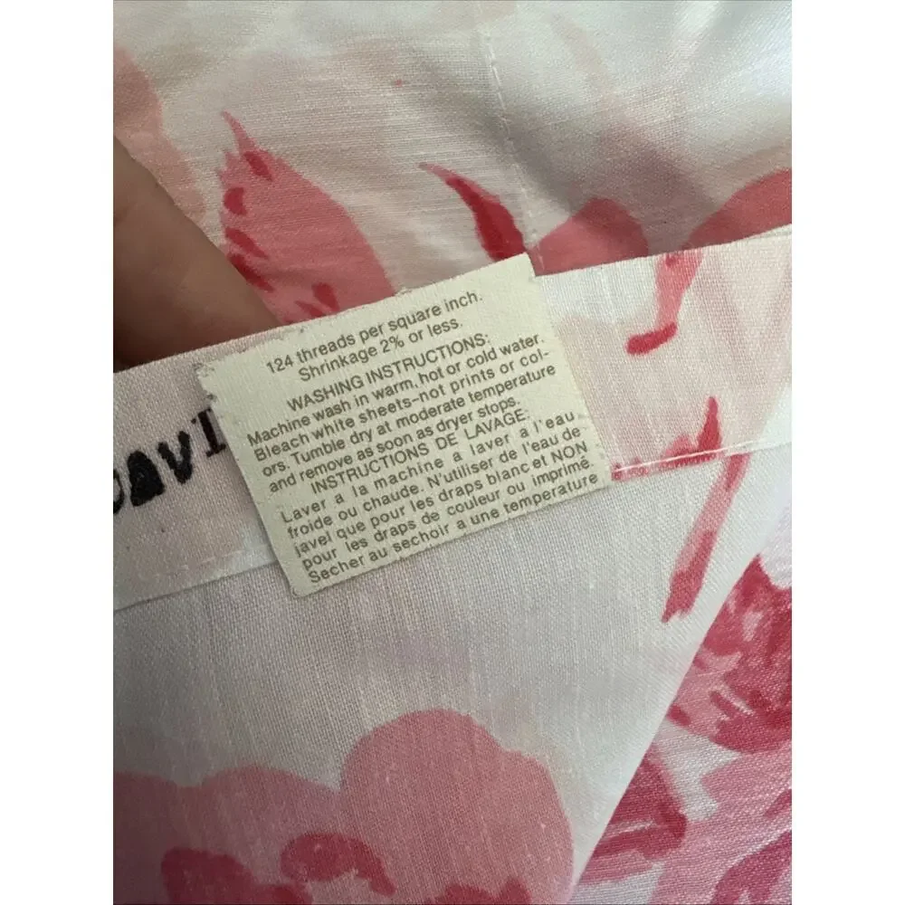 VTG Thomaston New Era Pink And White Flower/ Double Flat & Fitted Set